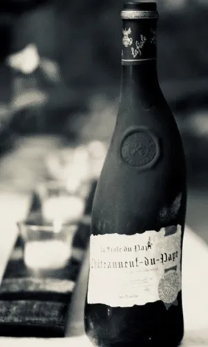 A glass of Italian red wine
