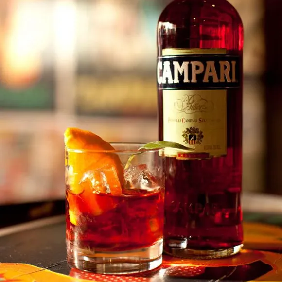 A Campari cocktail