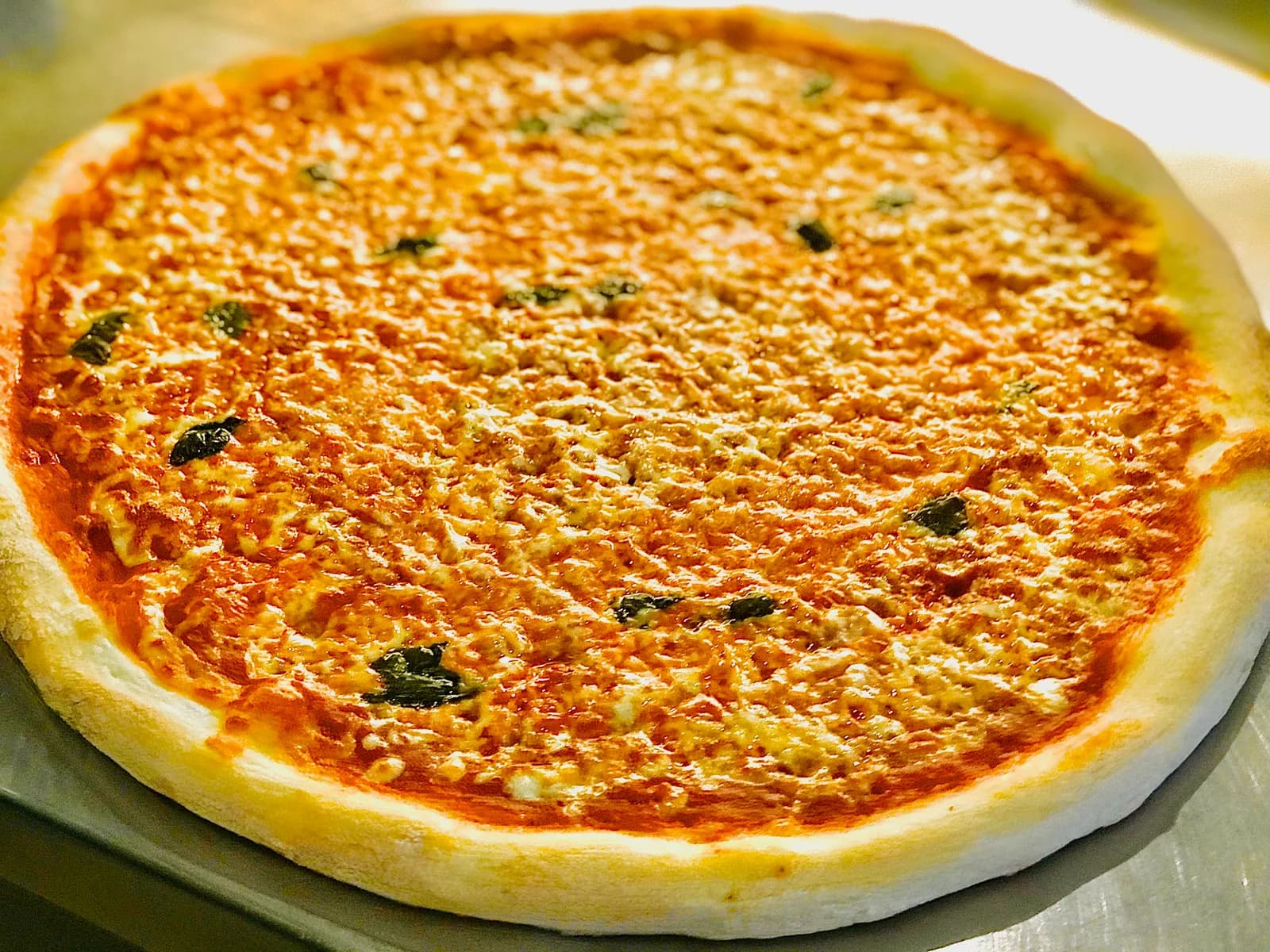 A Tony's Margherita pizza